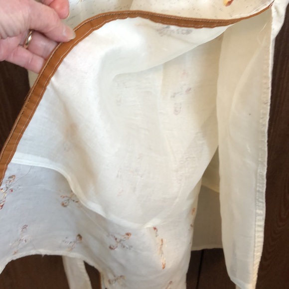 SINDUR NWT DECADES OF DRESS RELATIONSHIP CREAM & RUST ORANGE GOLD & SEQUINS #037 - Picture 6 of 6